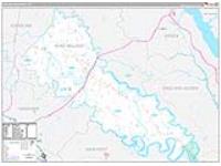 King William, Va Carrier Route Wall Map
